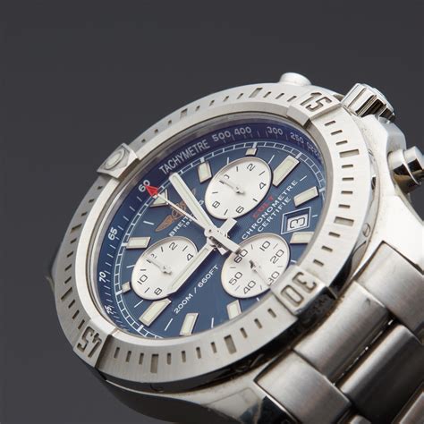 breitling colt chronograph reset|Breitling colt pre owned.